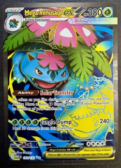 Mega Venusaur Ex 155/132 Me01: Mega Evolution ULTRA RARE HOLO - 2025 Pokemon TCG - Image 1