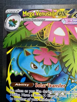 Mega Venusaur Ex 155/132 Me01: Mega Evolution ULTRA RARE HOLO - 2025 Pokemon TCG - Image 5