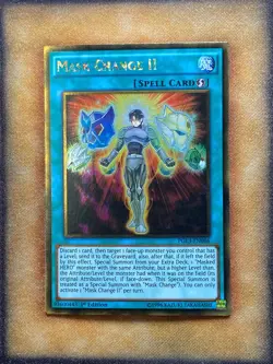 Yugioh Mask Change II PGL2-EN086 Gold Rare 1st Ed NM - Image 1
