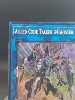 Yu-Gi-Oh Allied Code Talker @Ignister ALIN-EN051 Secret Rare 1st Edition NM - Image 2