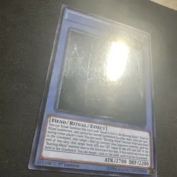 Malacoda, Netherlord of the Burning Abyss SECE-EN085 1st ed Ghost No name - Image 2
