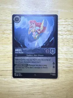 Disney Lorcana Fabled - Ariel - Sonic Warrior - Cold Foil - 195/204 - Rare - Image 1
