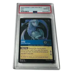 2023 Disney Lorcana EN 2 Foil Sisu Divine Water Dragon #159 PSA 10 - Image 1