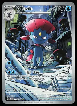Weavile 228/217 Holo Illustration Rare Ascended Heroes Pokemon Card - Image 1