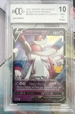 Dark Sylveon V SWSH134 SWSH: Sword & Shield Promo Cards Holo - Image 1