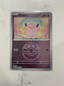 Clefairy 074/217 2026 Common Pokemon TCG Fairy Card Basic 60 HP 40 Attack - Image 1