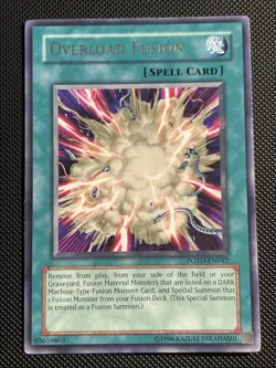 Yu-Gi-Oh Card - POTD-EN042 - OVERLOAD FUSION (rare) - NM - Image 1