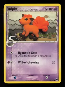 Vulpix (Delta Species) 70/101 Dragon Frontiers Pokemon Card -B9 - Image 1