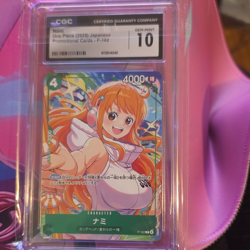 Bandai One Piece CCG Nami CGC 10 Promotional Card P-102 Japanese Promo 2025 - Image 1