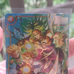 Bandai Broly SR Foil FB08-087 Battle Card 30000 Power Dragon Ball Super - Image 3