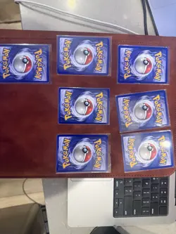 (x7 set) Pokemon TCG Kabuto Fossil 1st Edition Common Card 50/62 NM-LP Condition - Image 5