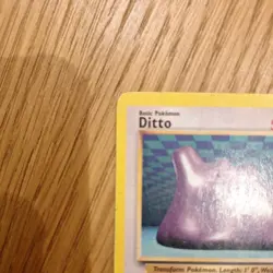 Pokemon Card - Ditto Fossil 18/62 Rare MP - Image 2