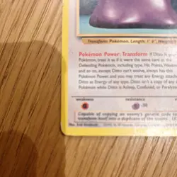 Pokemon Card - Ditto Fossil 18/62 Rare MP - Image 4