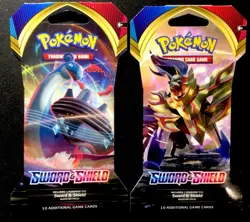 2020 Pokemon Sword & Shield (2) Booster Packs! 10 Cards + 1 Basic Energy! ENN - Image 1
