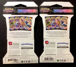 2020 Pokemon Sword & Shield (2) Booster Packs! 10 Cards + 1 Basic Energy! ENN - Image 2