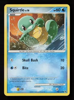 Squirtle 96/127 Platinum Pokemon Card -A4 - Image 1