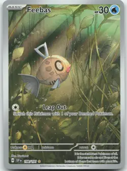 Feebas 198/191 SV08: Surging Sparks Pokemon Card NM - Image 1