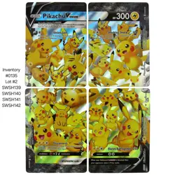 Pikachu V-Union Set of 4 Card(s) Sword & Shield #SWSH139 140 141 142 ☆NM-MINT☆ - Image 1