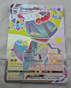 Pokemon Jumbo Oversized Promo Card Dragapult VMax SWSH097 NM - Image 1
