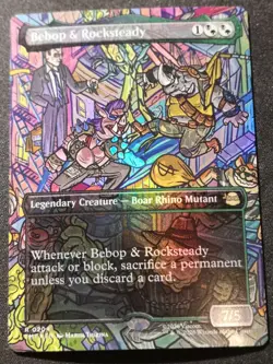Bebop & Rocksteady - Foil - Borderless - TMT - NM - EN - 0204 - Image 1