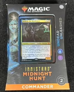 Magic the Gathering MTG Innistrad Midnight Hunt Commander Deck Undead Unleashed - Image 1