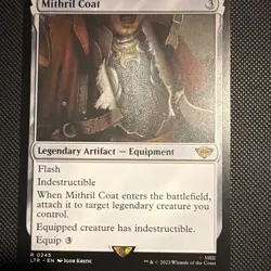 Mithril Coat Universes Beyond LOTR Rare Legendary Artifact 245 2023 Eng - Image 1