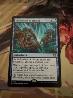 Reflections of Littjara 106 Commander: Wilds of Eldraine Magic: The Gathering NM - Image 1