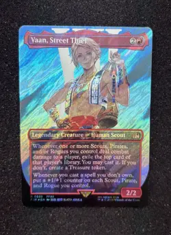 Vaan, Street Thief Borderless Surge Foil Final Fantasy Magic The Gathering - Image 1