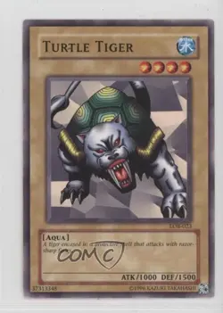 Turtle Tiger YuGiOh Legend of Blue Eyes White Dragon #LOB-023 2002 - Image 1