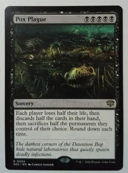 Pox Plague *Rare* Magic MtG x1 Secrets of Strixhaven - Image 1