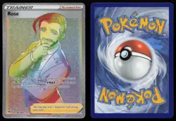 Rose 196/189 Rainbow Rare Darkness Ablaze Pokemon NM - Image 3