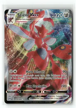 Scizor VMAX 119/189 Holo VMAX Rare Darkness Ablaze Pokemon Holo Near Mint - Image 1