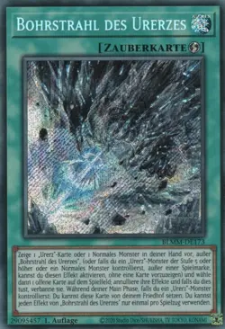 yugioh Bohrstrahl des Urerzes BLMM-DE173 SECRET RARE 1AUFLAGE DEUTSCH - Image 1