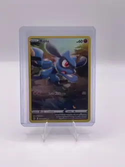 Pokemon TCG Riolu Crown Zenith Galarian Gallery Full Art Holo Card GG26/GG70 - Image 1