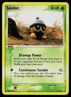 Pokemon Card Legend Maker Seedot 61/92 Common - Image 1