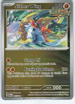 Slither Wing - 107/182 Uncommon Reverse Holo SV04: Paradox Rift NM Pokemon - Image 1