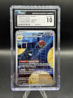 2025 Pokemon Team Rockets Orbeetle 198/182 - Sv10: Destined Rivals Holo CGC 10 - Image 1