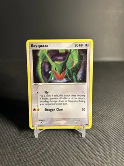 Pokemon TCG Rayquaza 3/17 POP Series 1 Holo Rare MP- - Image 1