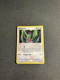 Pokemon TCG Rayquaza 3/17 POP Series 1 Holo Rare MP- - Image 3