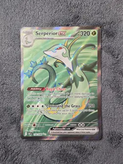 Serperior ex 156/086 Ultra Rare SV: Black Bolt Pokemon TCG NM - Image 1