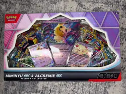Pokemon TCG Mimikyu Ex & Alcremie Ex Premium Collection Box - SEALED - Image 1