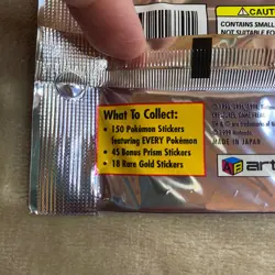 Lot of (9) 1999 Pokemon Artbox Stickers Series 1 Factory Sealed Booster Packs - Image 4