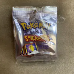 Lot of (9) 1999 Pokemon Artbox Stickers Series 1 Factory Sealed Booster Packs - Image 5