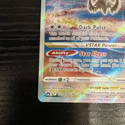 Pokemon TCG Darkrai VSTAR GG50/GG70 Crown Zenith Galarian Gallery Ultra Rare Ho… - Image 3
