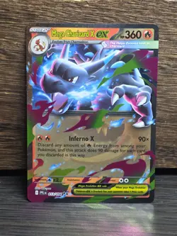 Mega Charizard X ex - 13/94 Mega Evolution: Phantasmal Flames - Pokemon TCG NM - Image 1