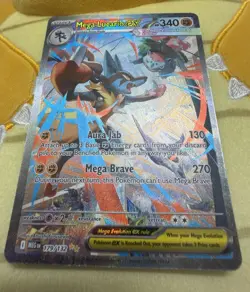 Pokemon TCG Mega Lucario EX 179/132 Mega Evolution - Image 2