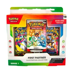 Pokemon TCG First Partner Illustration Collection Series 1 New Sealed - Image 1