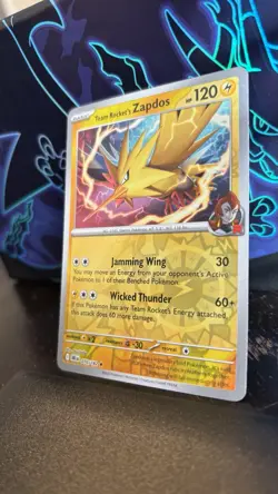 Pokemon TCG Team Rocket's Zapdos 070/182 Reverse Holo Rare NM Destined Rivals - Image 3