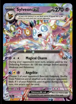 Pokemon TCG Surging Sparks #086/191 Sylveon ex NM - Image 1