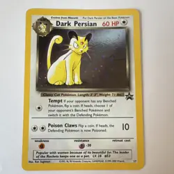 Pokemon Dark Persian 17/53 Wotc Promo Holo Promo 60 HP Wizards English Sugimori - Image 1